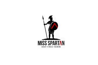 design powerful nice strength and fitness logo