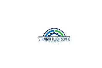 design beautiful nice straight flush septic logo