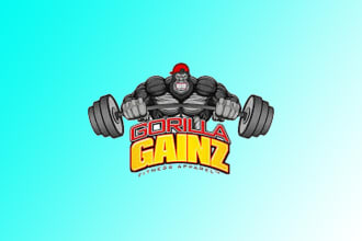 design awesome gorilla bodybuilder logo within 1 day