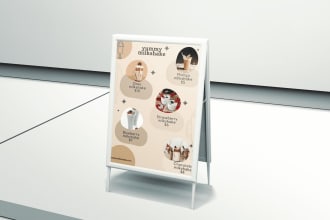 design food posters, banners, menus and flyers