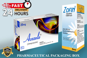 do medical packaging design and medicine box design