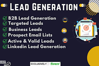 do qualified b2b lead generation and build targeted prospect list