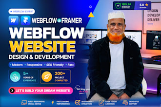 build a webflow website, figma to webflow, framer website as webflow developer