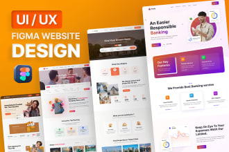 do figma design, figma website, website ui ux design or figma design website