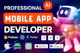 do ai mobile app development including android and ios app, ai app builder