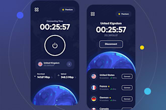 develop an android VPN app featuring ads and iap