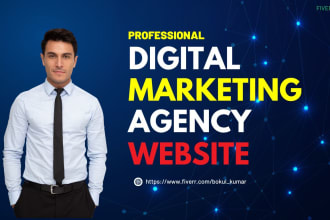 create professional digital marketing agency wordpress website