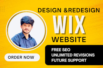 Best Deals!  develop wix website design or redesign website, built business wix website