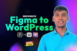 convert figma to wordpress, xd or PSD to wordpress, figma to elementor pro