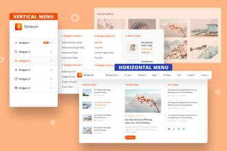 create, customize wordpress mega menu, mobile menu, dropdown menu, navigation