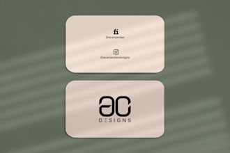 design a business card for your small business