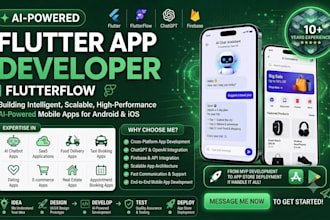develop ai powered flutter apps for android and ios