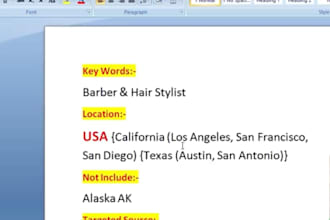 do email scraping and content composing