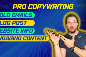 write high engaging, informative content for online business