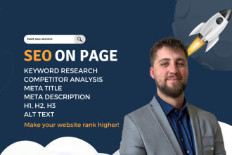 seo on page optimize your website