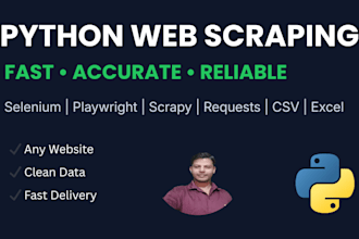 do python web scraping and web crawling for data extraction
