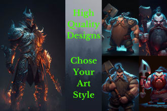 make fantastic portraits for dnd with ai