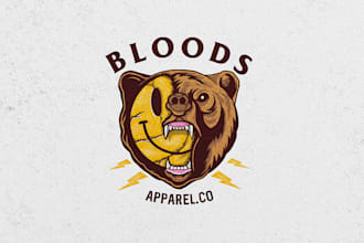 create punk design for your brand or band merch