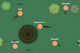 develop every kind of 2d game in unity engine