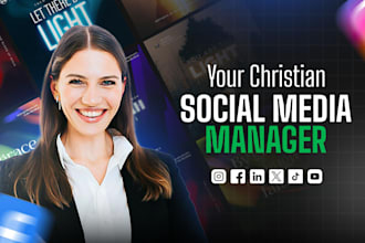 be your christian social media manager for ministry, church or christian brand