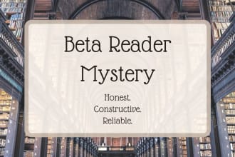 beta read your mystery novel
