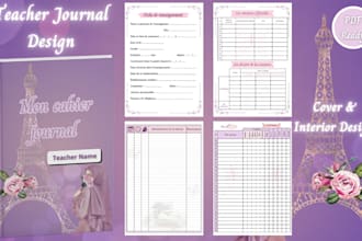 design personalized notebooks and planners for teachers and students