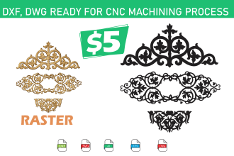 create 2d dxf, cad, svg file for cnc plasma and laser cut