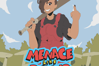 make cool cartoon album cover art