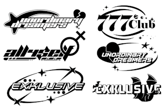 design y2k and street wear logo for your clothing brand and t shirts