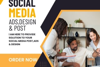 design creative canva facebook ads, youtube banner and logo