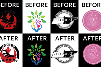 vector tracing redraw edit fix logo or image convert to vector