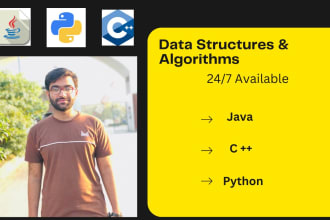 do data structures and algorithms in java,python and cpp