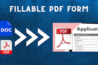 convert word, image and pdf to fillable pdf form