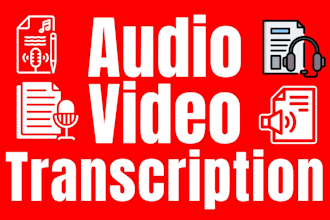 do transcription, transcribe audio and video manual transcript