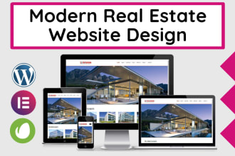 create real estate website, real estate website design