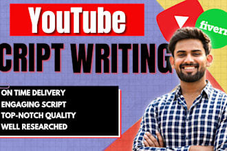 write engaging youtube scripts for you