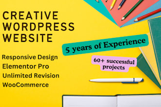 build a creative professional wordpress website