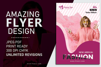do digital flyer, brochures, event flyer postcard design and door hanger