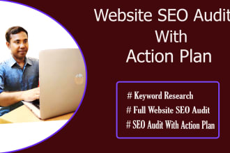 offer website technical SEO audit report with action plan