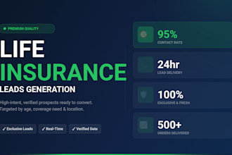 generate exclusive life insurance leads for agents and brokers