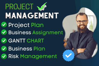 do business plan, report writing, project management, gantt chart, marketing ppt