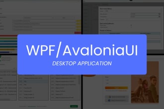 develop an avalonia or wpf app