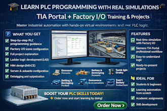 do out the programming of a plc with factory io