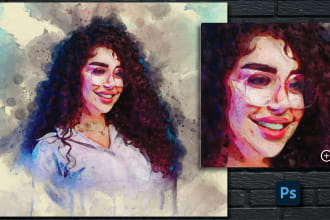 turn your photos to digital watercolor painting