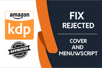 fix kindle book rejection and upload issue