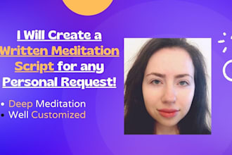be your meditation script creator