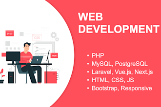 develop or customize any PHP web application