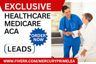 generate medicare health care elderly care home care aca health insurance leads
