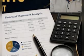 design income statement p and l bs, as qbo bookkeeper expert