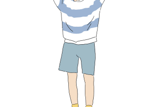 draw minimalist vector illustration full body for personal, couple, etc
